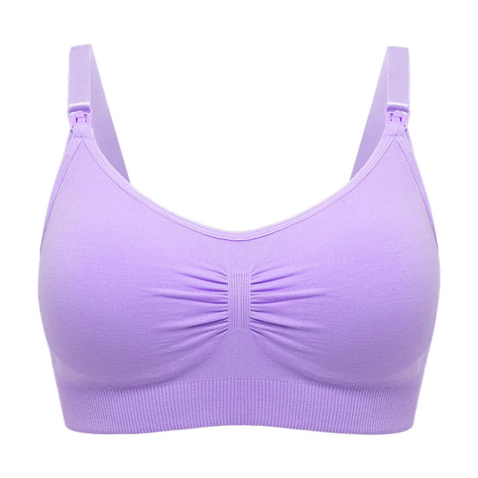 Premium Plus Size Nursing Bra - Breathable Seamless Maternity Underwear for Enhanced Comfort and Support